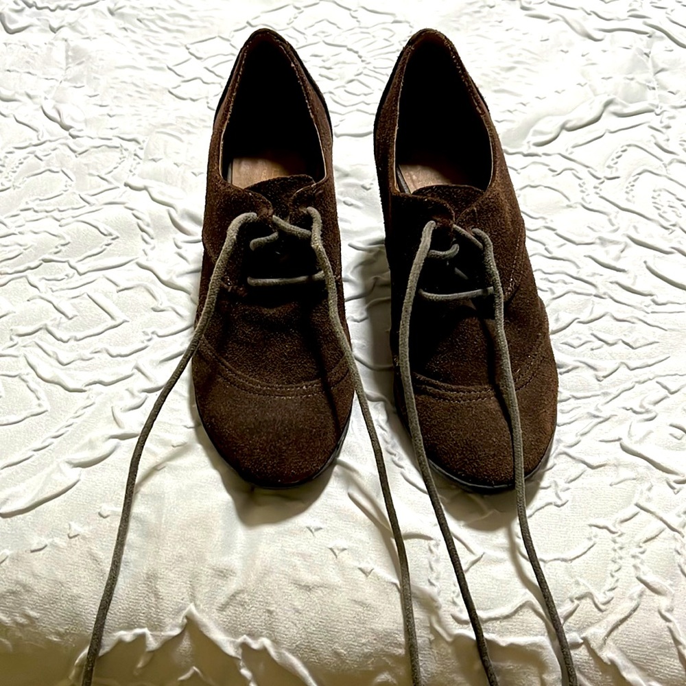 Suede shoes